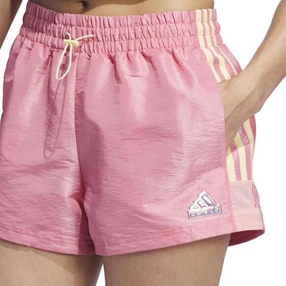 adidas Pink Athletic Shorts - Picture 1 of 4